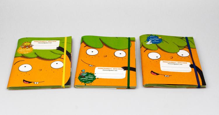 Vorschaubild Nachhaltiges Hausaufgabenheft . Möhrchenheft